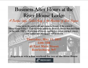 Business After Hours - River House Lodge @ River House Lodge | Rowlesburg | West Virginia | United States