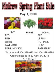 McGrew Plant Sale @ McGrew Society | Kingwood | West Virginia | United States